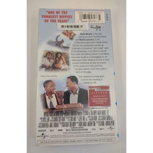 Life VHS, 2000, Special Edition. Eddie Murphy Martin Lawrence New sealed - Picture 2 of 9